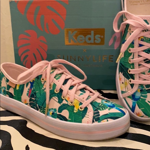 Keds Shoes - Sunnylife Tropical Pink Keds